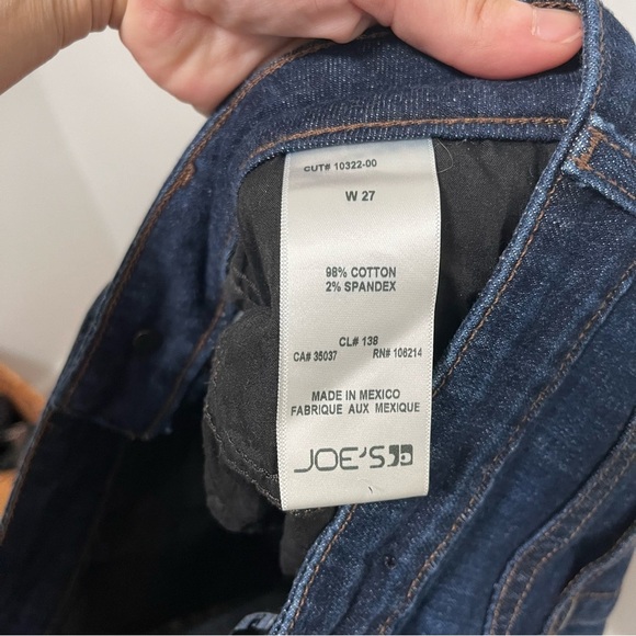 JOE’S Jeans Dark Indigo Wash Boot Cut Mud Rise Jeans Size 27 - Picture 7 of 11